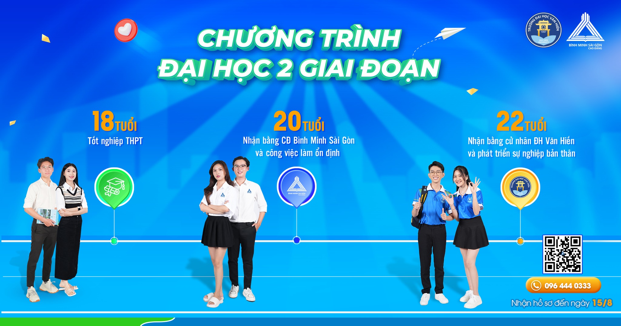 CHƯƠNG TRÌNH ĐẠI HỌC 2 GIAI ĐOẠN, HƯỚNG ĐI MỚI CHO 2K5 – VÀO CAO ĐẲNG, RA ĐẠI HỌC