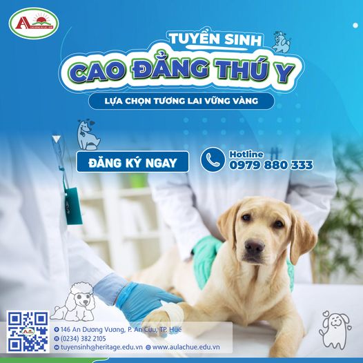 CHỌN CAO ĐẲNG THÚ Y - CHỌN TƯƠNG LAI VỮNG VÀNG!