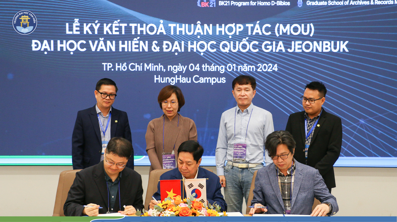 HỘI THẢO KHOA HỌC LIÊN TRƯỜNG & KÝ KẾT MOU VỚI TRƯỜNG ĐẠI HỌC QUỐC GIA JEONBUK - HÀN QUỐC