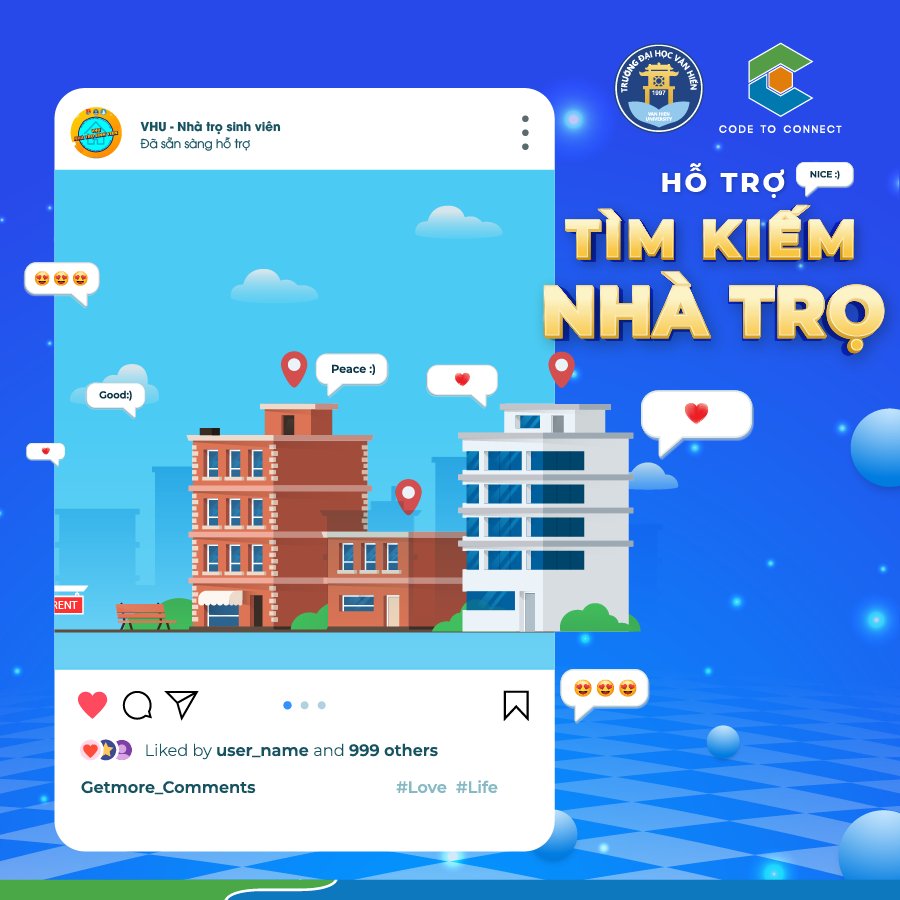 HỖ TRỢ TƯ VẤN - CUNG CẤP THÔNG TIN NHÀ TRỌ CHO SINH VIÊN VĂN HIẾN